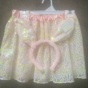 Claire’s Girls Easter Tutu & Easter Bunny Headband Set